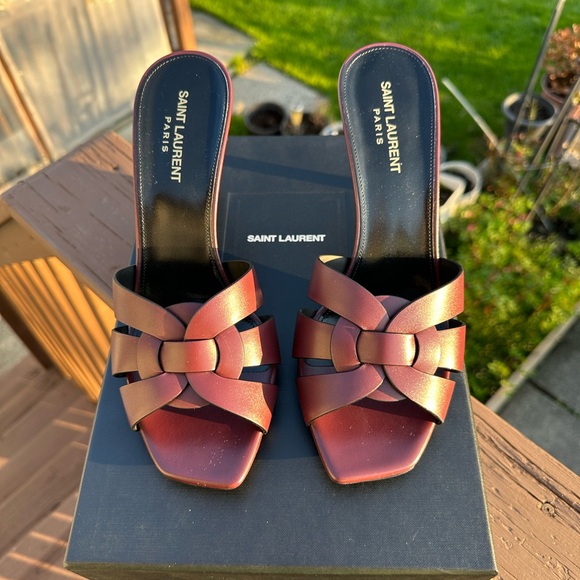 ✨HOST PICK✨ *NEW* SAINT LAURENT TRIBUTE SANDALS (IT 40.5) - Picture 4 of 10